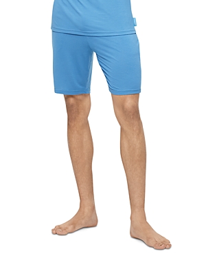 Shop Calvin Klein Ultra Soft Modern Lounge Sleep Shorts In Tapestry Teal