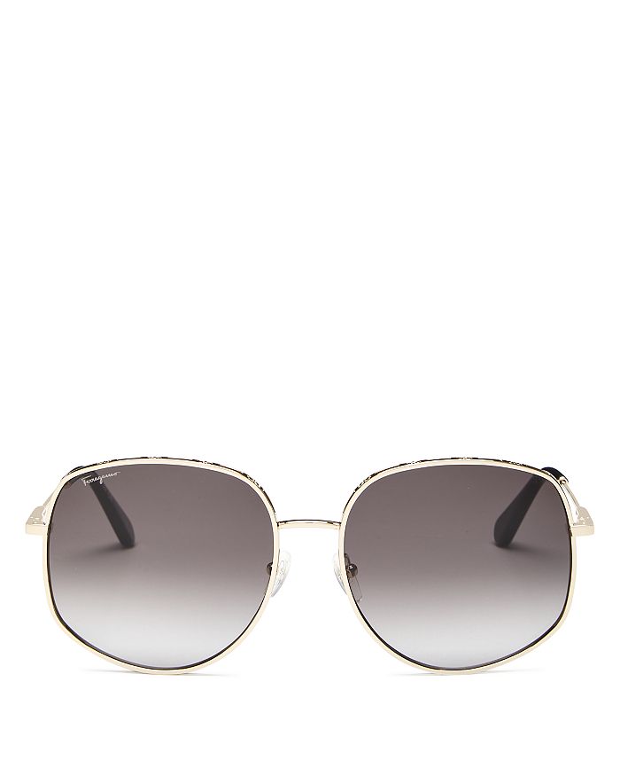 Salvatore Ferragamo Women's Square Sunglasses, 61mm | Bloomingdale's