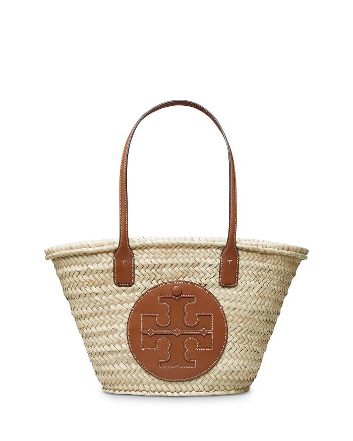 50% Off STRAW BAG Handmade with leather, French Market Basket