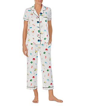 kate spade new york - Printed Cropped Pajama Set