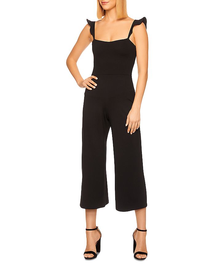 Ruffle strap jumpsuit hot sale