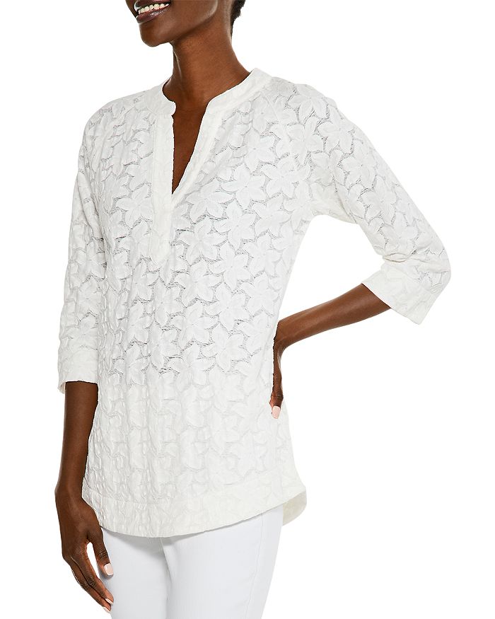 NIC+ZOE NIC and ZOE Petal Lace Top Bloomingdale's