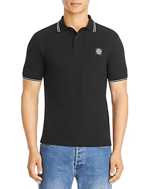 Stone Island Polo Shirt In Black