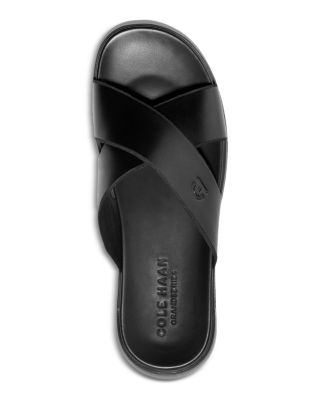 cole haan men's sandals black