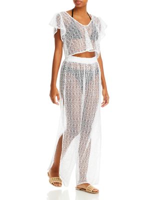 Peixoto - Billie Crochet Cover Up Top & Dylan Crochet Cover Up Pants