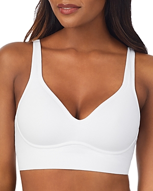 On Gossamer Cabana Cotton Seamless Built-up Wireless Bra In White