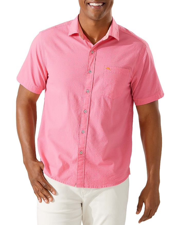 Tommy Bahama Nova Wave Textured Regular Fit Camp Shirt | Bloomingdale's
