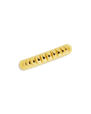 Shop Sterling Forever Bubble Band In Gold