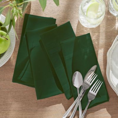 Elegance Plaid Damask Napkins, Set of 4