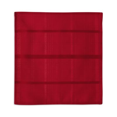 Elegance Plaid Damask Napkins, Set of 4