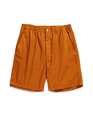 Norse Projects Ezra Shorts In Rufous Orange
