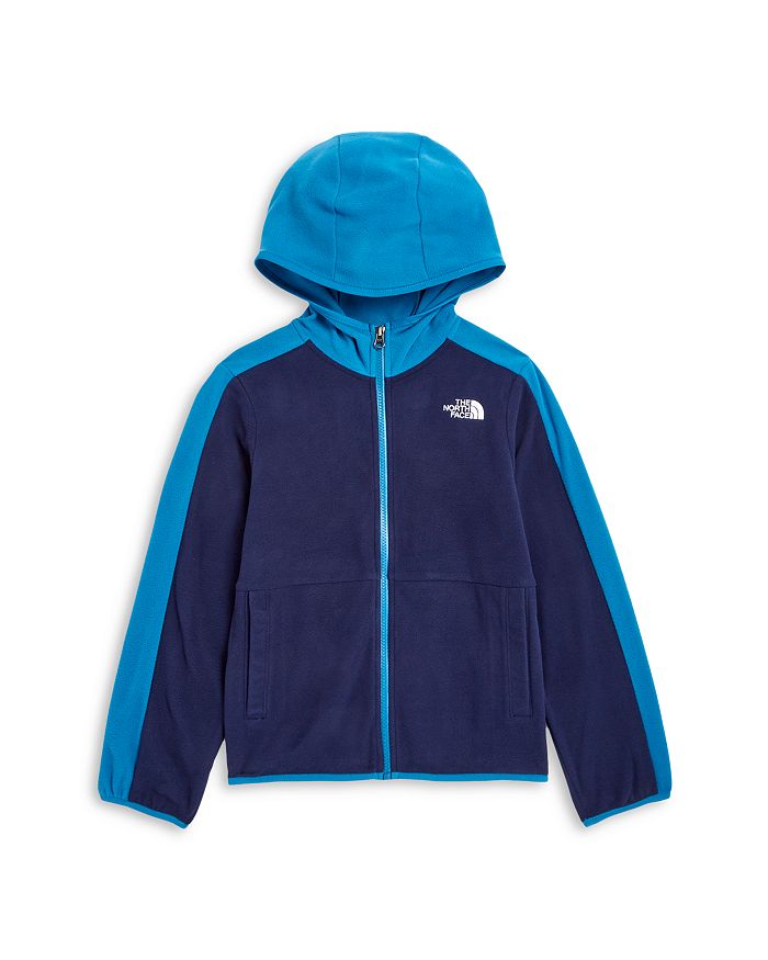 The north face shop colour block fleece hoodie