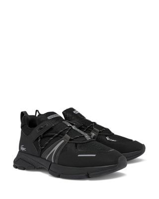 Lacoste Men's L003 0722 1 Sma Lace Up Sneakers In Black | ModeSens