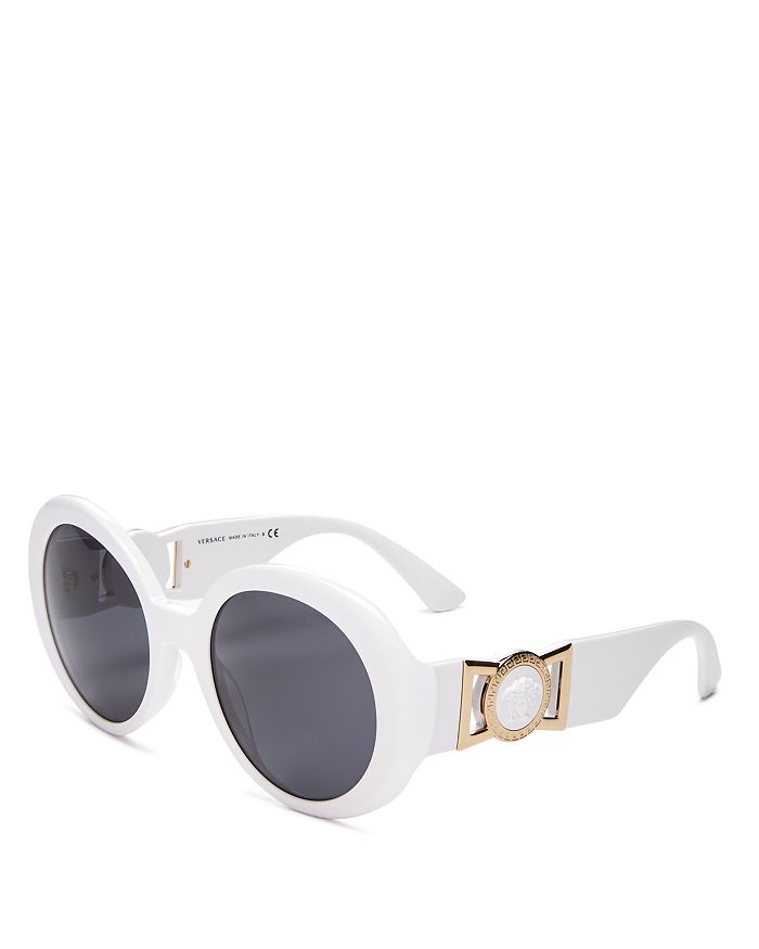 Versace round 55mm best sale sunglasses