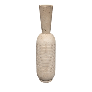 Shop Jamie Young Channel Decorative Vase In Cream