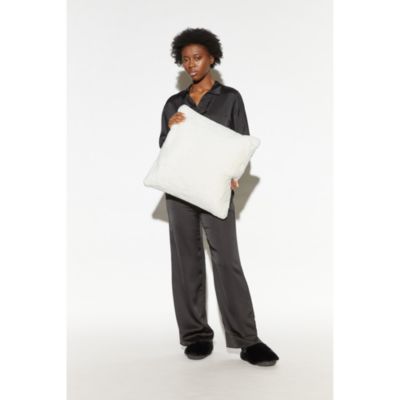 Brenn Faux Fur Pillow, Square