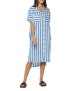 Billy T Regal Striped Shirt Dress