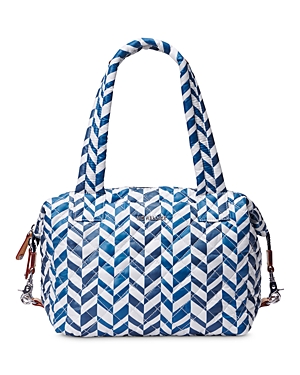 Mz Wallace Medium Sutton Deluxe Crossbody In Ocean Tile/silver