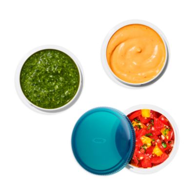 Prep &amp; Go Condiment Keepers, Set of 3