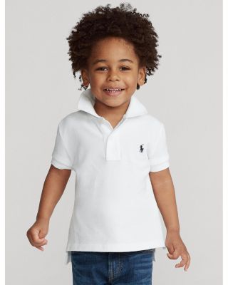 Boys' Solid Mesh Polo Shirt - Little Kid