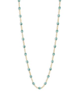 Gigi Clozeau 18K Yellow Gold Classic Gigi Resin Bead Collar Necklace, 16.5