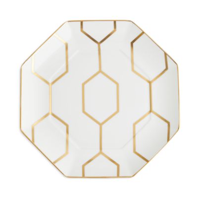 Gio Gold Accent Octagon Plate
