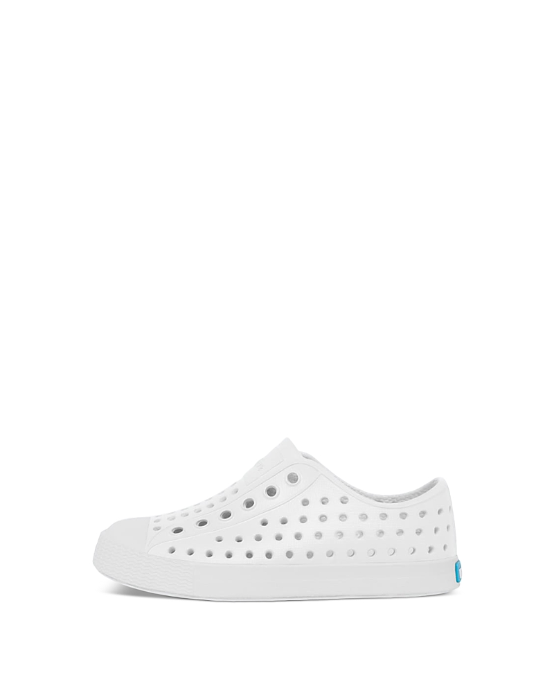Native Boys' Jefferson Waterproof Slip On Sneakers - Big Kid In Shell White/shell White