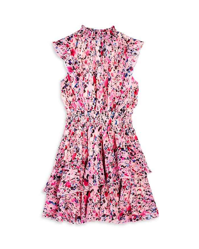 Big Kid Girls Sleeveless Ruffle Mock Neck Dress Bloomingdales Girls Clothing Dresses Evening dresses 100% Exclusive 