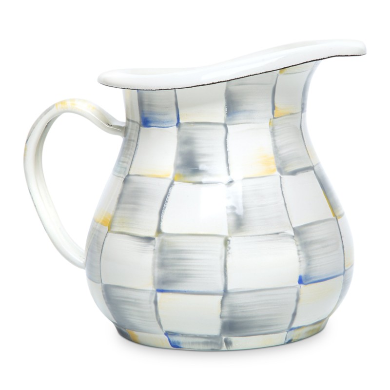 Mackenzie-childs Sterling Check Creamer