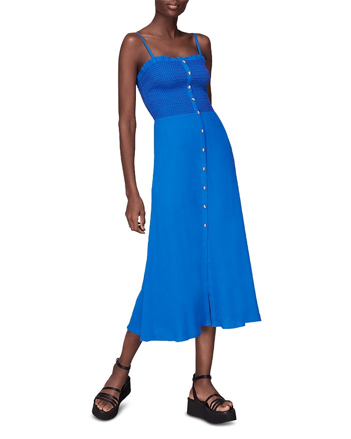 Whistles Gracia Smocked Dress Bloomingdale's