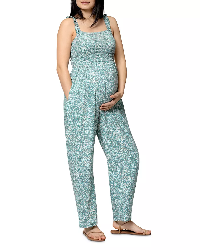 Nom Maternity Marais Maternity Jumpsuit