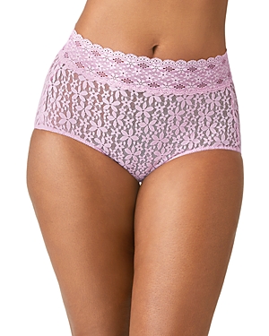 Wacoal Halo Lace Briefs In Fragrant Lilac
