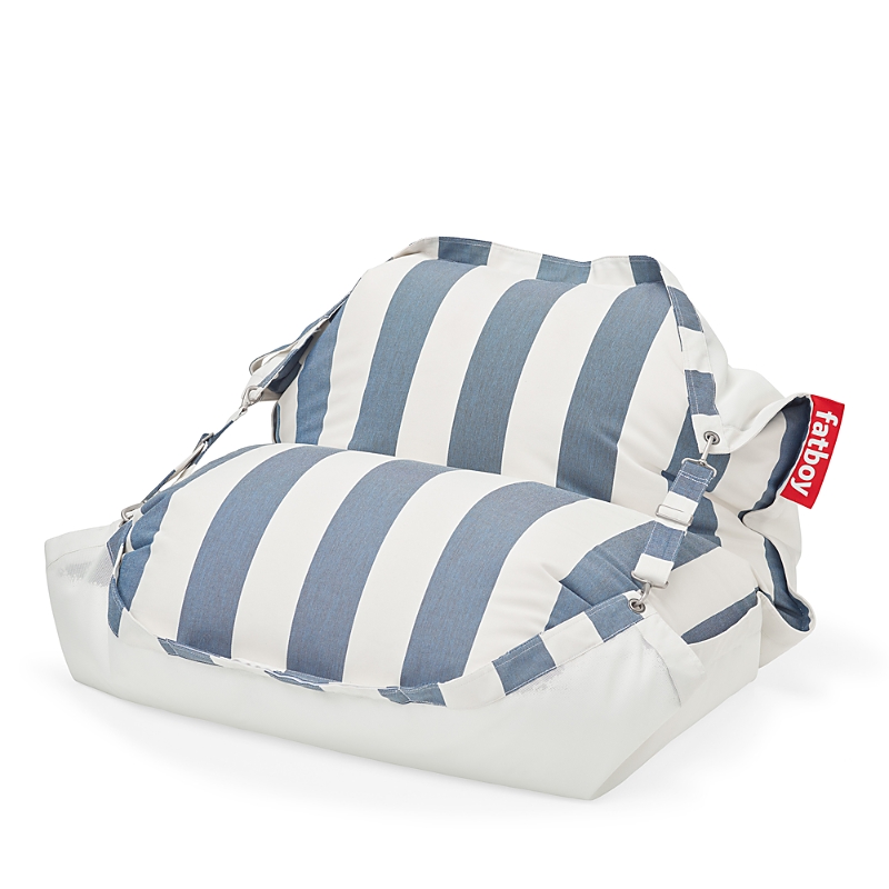 Fatboy Floatzac Floating Bean Bag In Stripe Ocean Blue