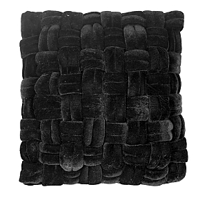 Shop Moe's Home Collection Pj Velvet Pillow, 18 X 18 In Black