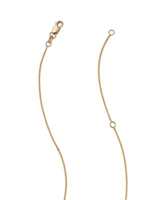 Roberto Coin 18K Yellow Gold Diamond Bezel Pendant Necklace, 16"