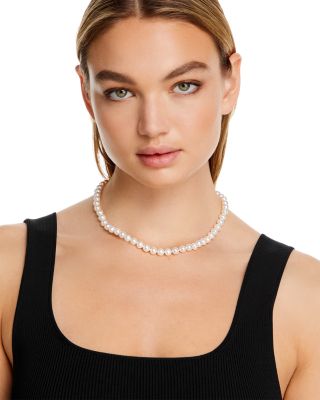 Cultured Freshwater Pearl Necklace in 14K Yellow Gold, 18&amp;quot;  