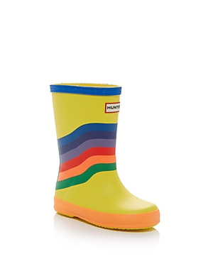 Hunter Unisex Original Kids First Classic Wiggle Rainbow Rain Boots - Walker, Toddler, Little Kid