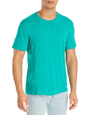 Atm Anthony Thomas Melillo Slub Knit Space Dye Tee In Peacock
