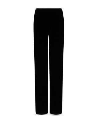Wide Leg Velvet Pants