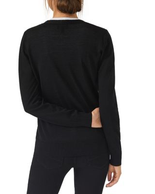 Merino Wool V Neck Cardigan