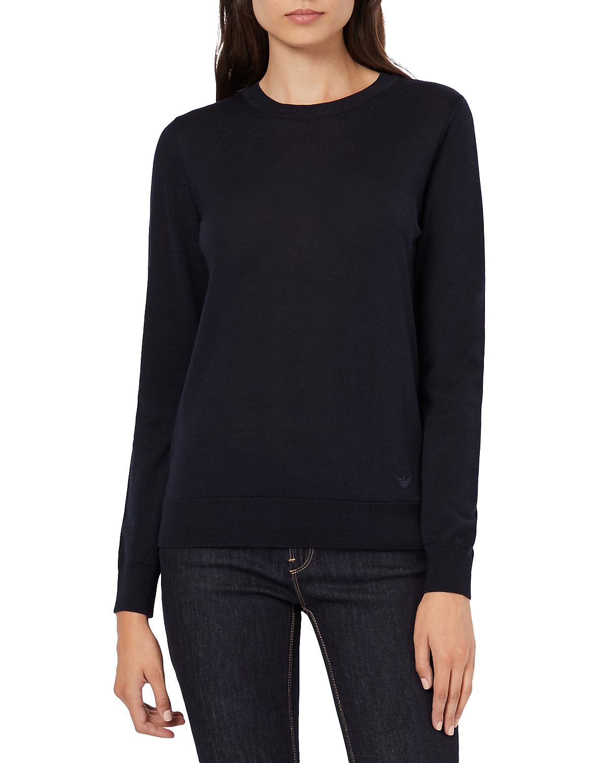 Emporio Armani Merino Wool Crewneck Sweater