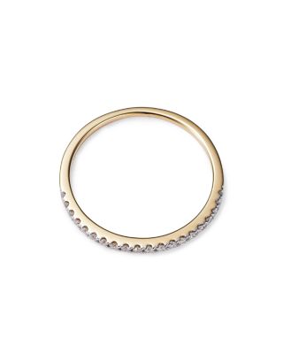 Diamond Micro Pav&eacute; Band in 14K Yellow Gold, 0.15 tcw&nbsp;- Exclusive