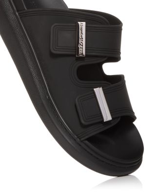 サンダル ALEXANDER MCQUEEN Men Sandals 815290 WIACT1064 Black Men's Parachute Sandal in Black | McQueen US
