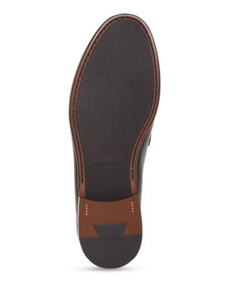 Men's Gancini Crown Bit Leather Loafers