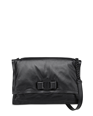 Salvatore Ferragamo Vivavit Roman Leather Shoulder Bag