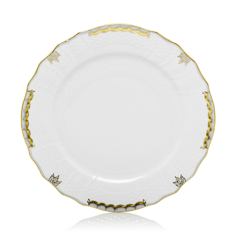 Herend Princess Victoria Gray Service Plate In Gray