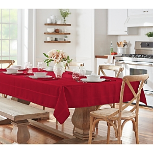 Villeroy & Boch Elrene Elegance Plaid Jacquard Oblong Tablecloth, 52 X 70 In Red