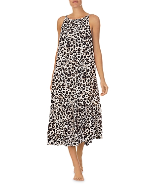 Donna Karan Sleepwear Printed Long Nightgown Donna Karan Sleepwear Printed Long Nightgown