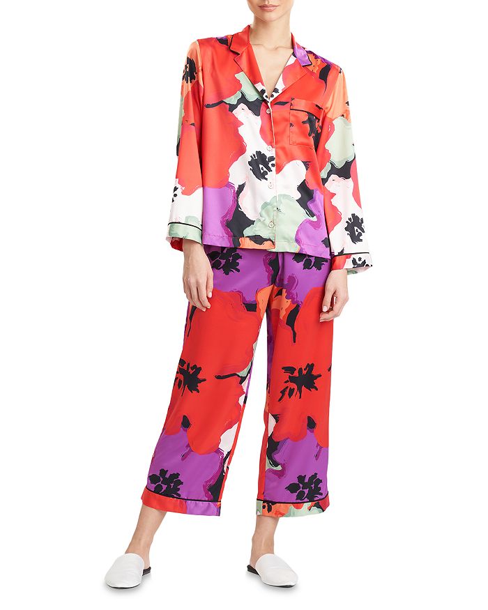 Natori Tsubaki Printed Pajama Set | Bloomingdale's