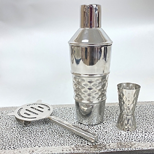 Shop Michael Wainwright Truro Cocktail Shaker Set In Platinum
